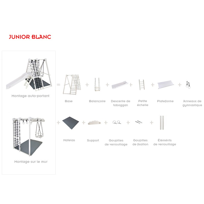 Complexe sportif junior blanc