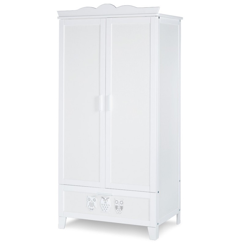 Armoire 2 portes avec rangement polyvalent