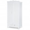 Armoire 2 portes avec rangement polyvalent