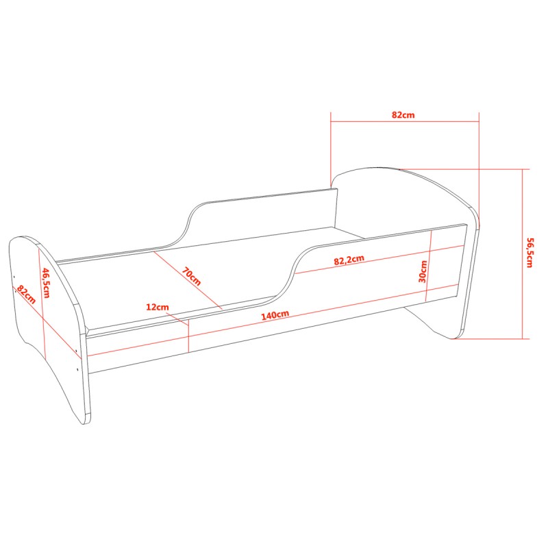 La housse du matelas s'enlève et est lavable