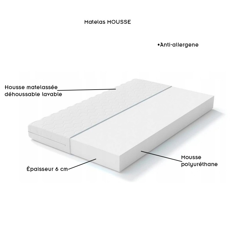 Matelas mousse