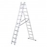 LAD Echelle transformable en aluminium 11 marches