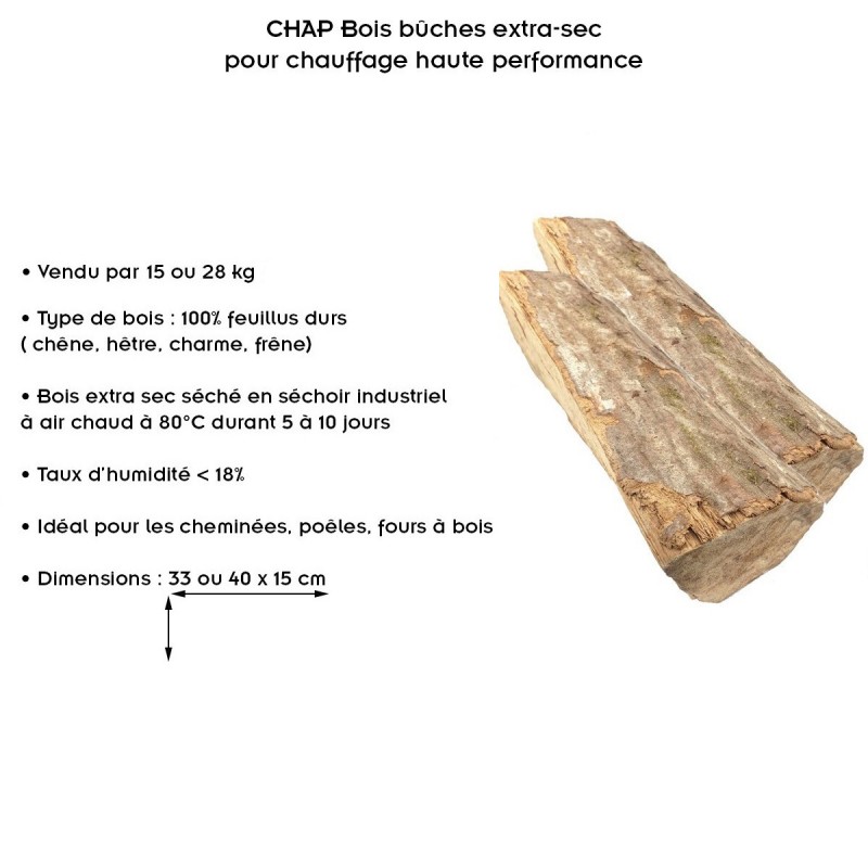 Bois sec en palette