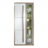 ROMA -  Armoire vitrine lumière LED 3 portes battantes - 90x194 cm