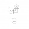 Raccord coudé 90° à compression Ø16 pour tube PER