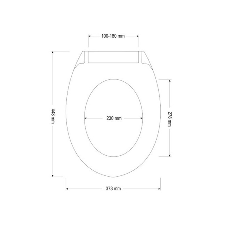 HABY Abattant WC duroplast déclipsable avec frein de chute