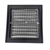 Grille d'aération intérieur extérieur avec moustiquaire 140x140mm