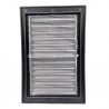 Grille intérieur extérieur plastique avec moustiquaire 140x210mm