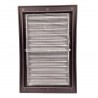 Grille intérieur extérieur plastique avec moustiquaire 140x210mm