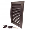 Grille intérieur extérieur plastique avec moustiquaire 140x210mm