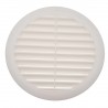 Grille ronde pour pvc et gaine avec moustiquaire Ø125