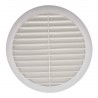 Grille ronde pour pvc et gaine avec moustiquaire Ø150