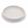 Grille ronde pour pvc et gaine avec moustiquaire Ø150