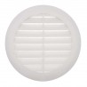 Grille ronde pour pvc et gaine avec moustiquaire Ø150