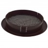 Grille ronde pour gaine et PVC avec moustiquaire Ø100