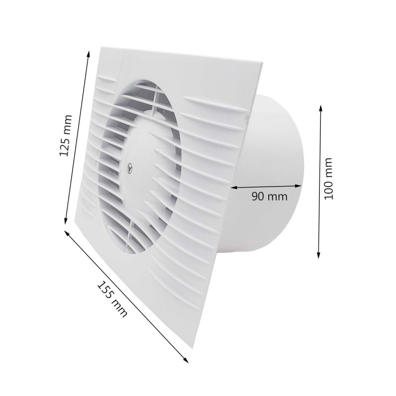 Extracteur d'air avec minuterie Ø100