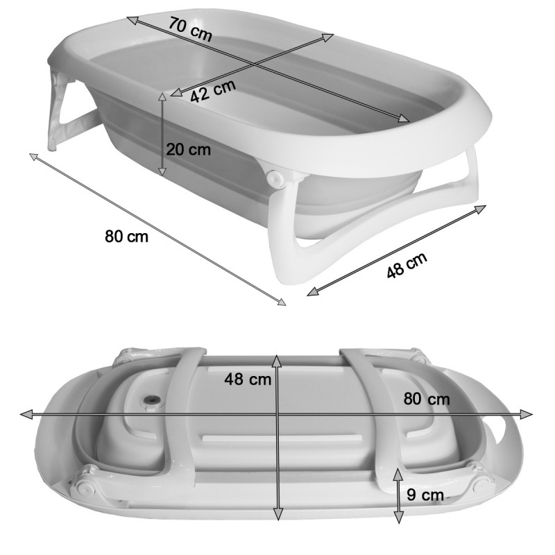 LILO Baignoire bébé de voyage pliable