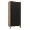 PARII Armoire penderie design bois etageres