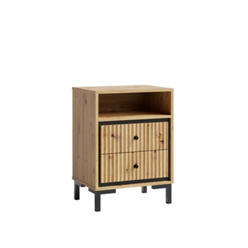 PARII chevet table de nuit 2 tiroirs bois design tendance PARII chevet table de nuit 2 tiroirs bois design tendance