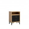 PARII chevet table de nuit 2 tiroirs bois design tendance