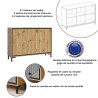 PARII Buffet bois etageres design tendance