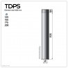 TDPS1000 Conduit double paroi pour poêle à bois longueur 100 cm