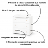 KAROLINA II Commode bébé avec plan à langer amovible et 3 tiroirs