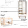 2 modèles différents pour le lit bébé