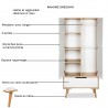 Armoire dressing avec penderie