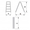 MTRA Marche pied en aluminium 2x2