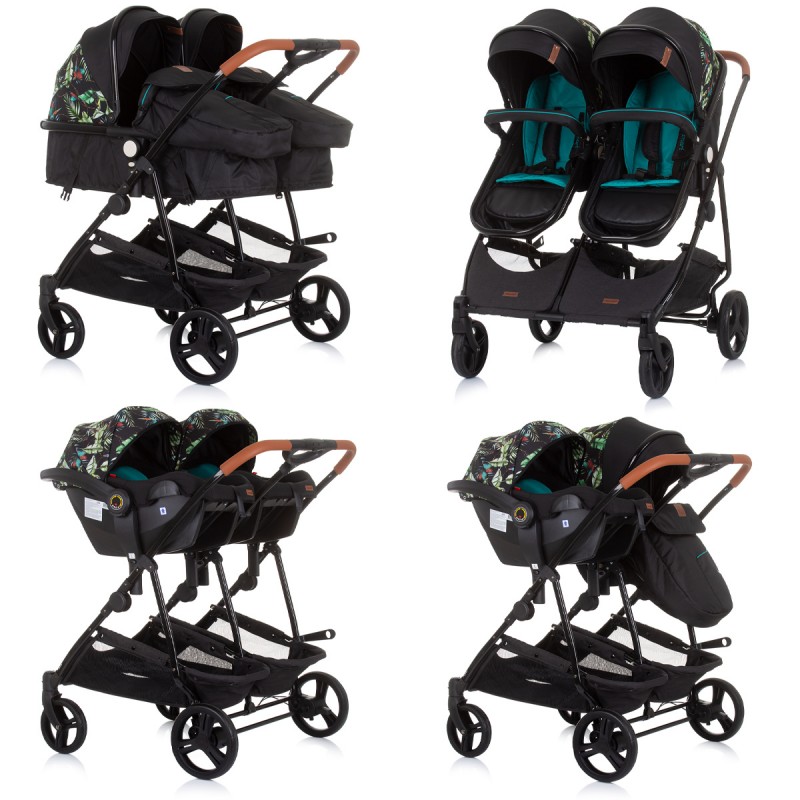 DUO SMART Poussette jumeaux ou enfants rapprochés largeur 79 cm avec défauts