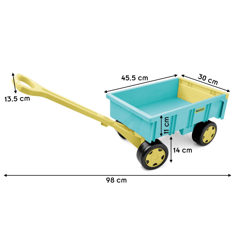 GIGANT chariot remorque enfant jardin plage à tirer