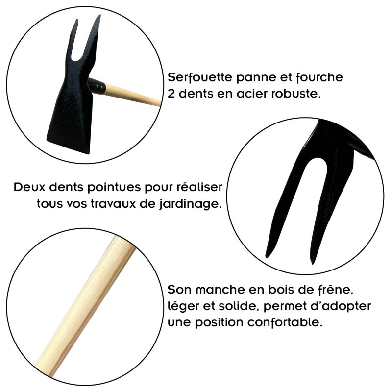 OGROD Lot d'outils de jardinage