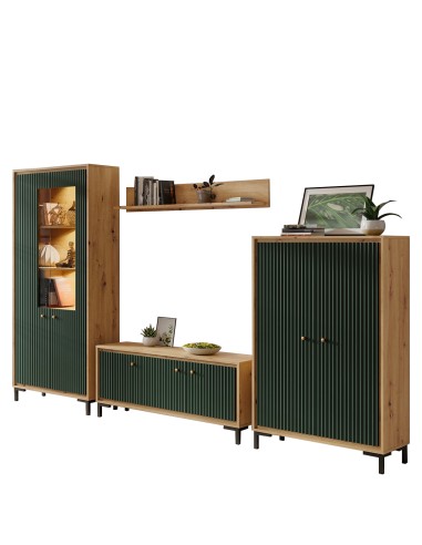 PARII Ensemble de meubles de salon Vaisselier Armoire Meuble TV Étagère design contemporain PARII Ensemble de meubles de salon Vaisselier Armoire Meuble TV Étagère design contemporain