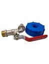 Robinet en laiton pour cuve 1000 L et adaptateur de réservoir IBC
