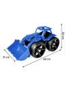 MAXIMUS Bulldozer tractopelle grand jouet maison jardin plage