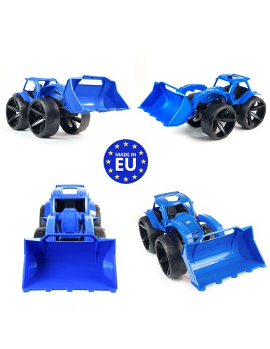 MAXIMUS Bulldozer tractopelle grand jouet maison jardin plage
