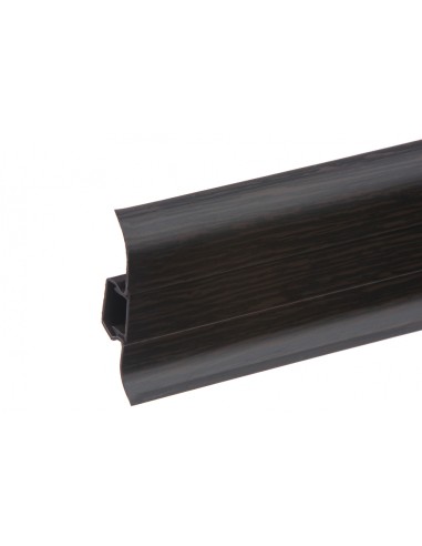 Plinthes goulotte passe-câble PVC 59 mm - 1,10 m avec raccords inclus Plinthes goulotte passe-câble PVC 59 mm - 1,10 m avec raccords inclus