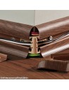 Plinthe goulotte passe-câble PVC 59 mm - 1,10 m