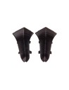 Lot de 2 angles intérieurs pour plinthe PVC 59 mm