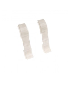 2 raccords pour plinthe PVC 59 mm
