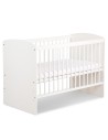 KAROLINA II Ensemble lit bébé 120x60 et commode à langer 3 tiroirs