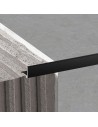 Profilé de finition en aluminium pour carrelage angle droit 10 mm longueur 2,5 m
