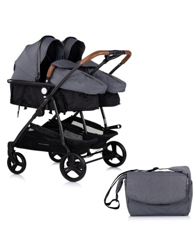 Poussette jumeaux ou enfants rapprochés avec ou sans siège auto Poussette jumeaux ou enfants rapprochés avec ou sans siège auto