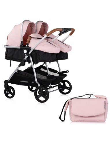 Poussette jumeaux ou enfants rapprochés avec ou sans siège auto Poussette jumeaux ou enfants rapprochés avec ou sans siège auto
