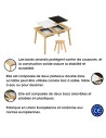 Table Sensorielle en Bois avec Tabouret
