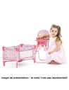TRIXY Poussette de Poupée Pliable Chaise Haute Sac à Langer et Lit parapluie Enfant