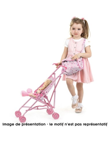 TRIXY Poussette de Poupée Pliable Chaise Haute Sac à Langer et Lit parapluie Enfant