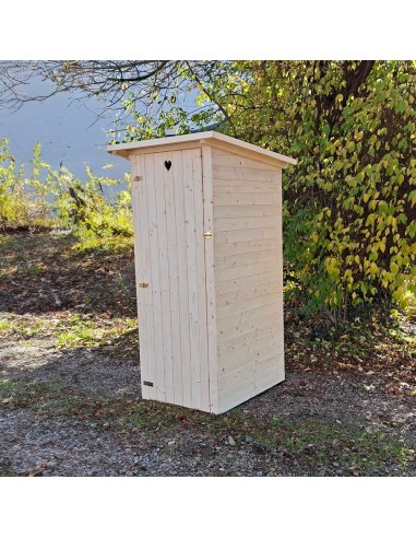 Toilette Sèche extérieure en bois naturel