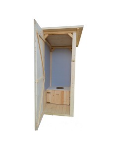 Toilette Sèche extérieure en bois naturel